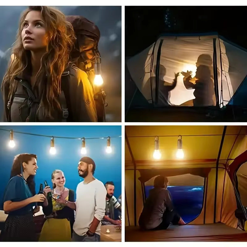 New solar powered charging camping lamp