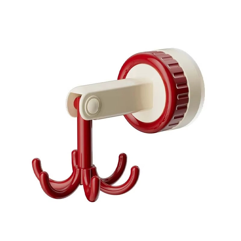 Suction Cup Six-Claw Rotating Hook
