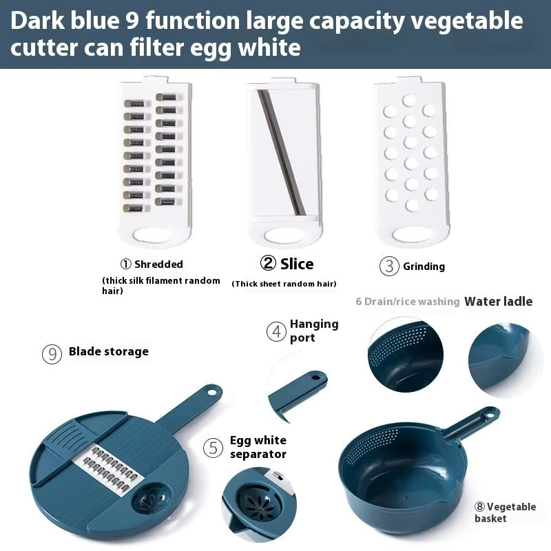 9 in 1 Multi-functional Vegetable Chopper