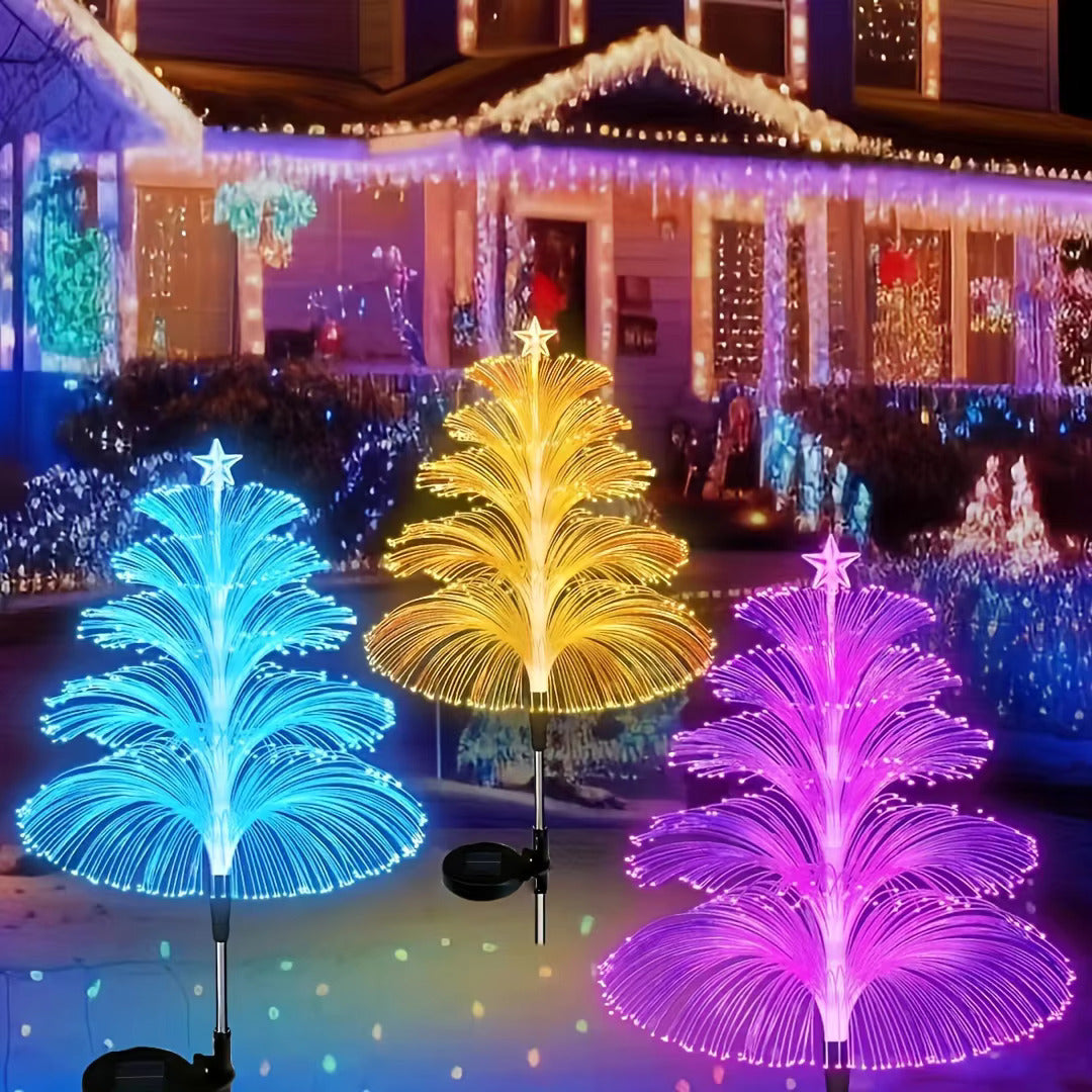 Solar Powered 7 Color Changing Jellyfish Stake Light