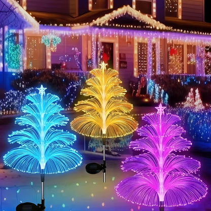 Solar Powered 7 Color Changing Jellyfish Stake Light