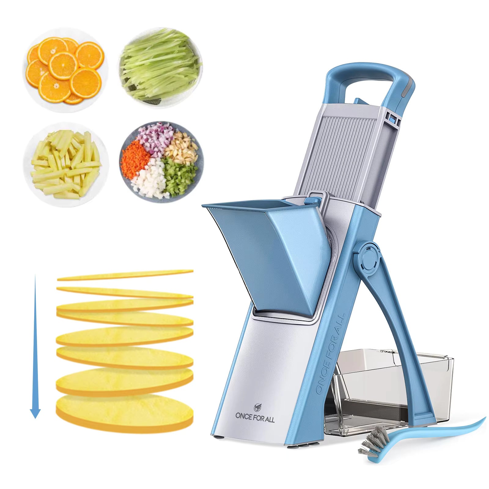 Multifunctional Safe Hand Mandoline Slicer – Troou