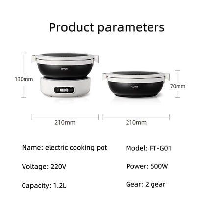 Portable Folded Electric Cooking Pot