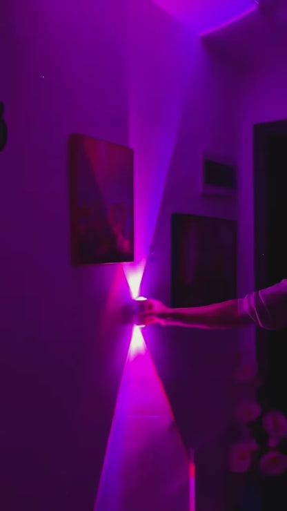 Human Body Detection Night Light Automatic Sensing 7 Color Wall Lamp