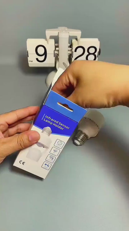 Smart Motion Sensor Light Bulb Holder