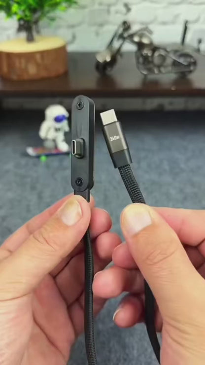 New 240W Fast Charging Foldable Phone Holder Data Cable